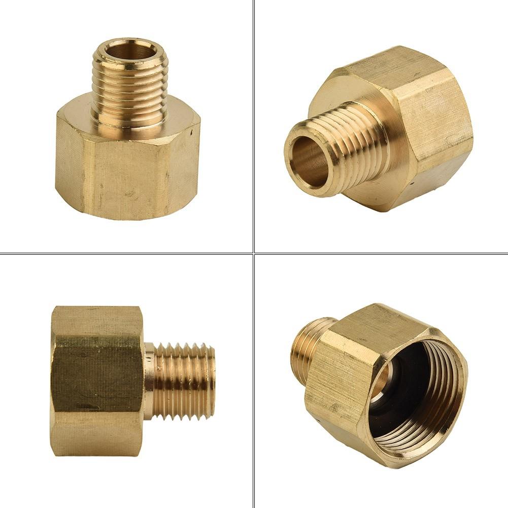 

Leak proof Hose Adapter Golden 3cm 1.18inch For Pressure Brass Connector