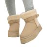 Mid-Calf Snow Boots for Women 2025 Plus Size Winter New Arrival Fashionable Versatile Anti-Slip Warm Thick-Sole Cotton Boots