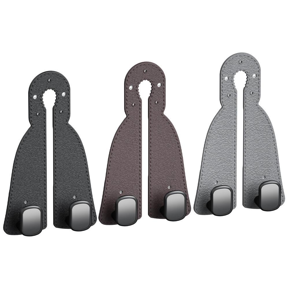 Car Back Seat Hook Double Hook Seat Rear Multifunction Hanger Backrest Hook Car Interior Storage Organizer Accessories