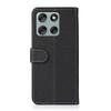 KHAZNEH For Motorola Moto G56 5G Case Genuine Cow Leather Flip Phone Cover