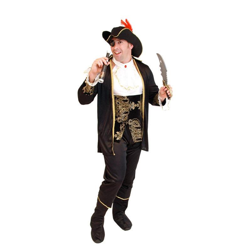 Halloween Costume Hook Pirate Couple Costume Male Adult Captain Jack Costume Prom Party