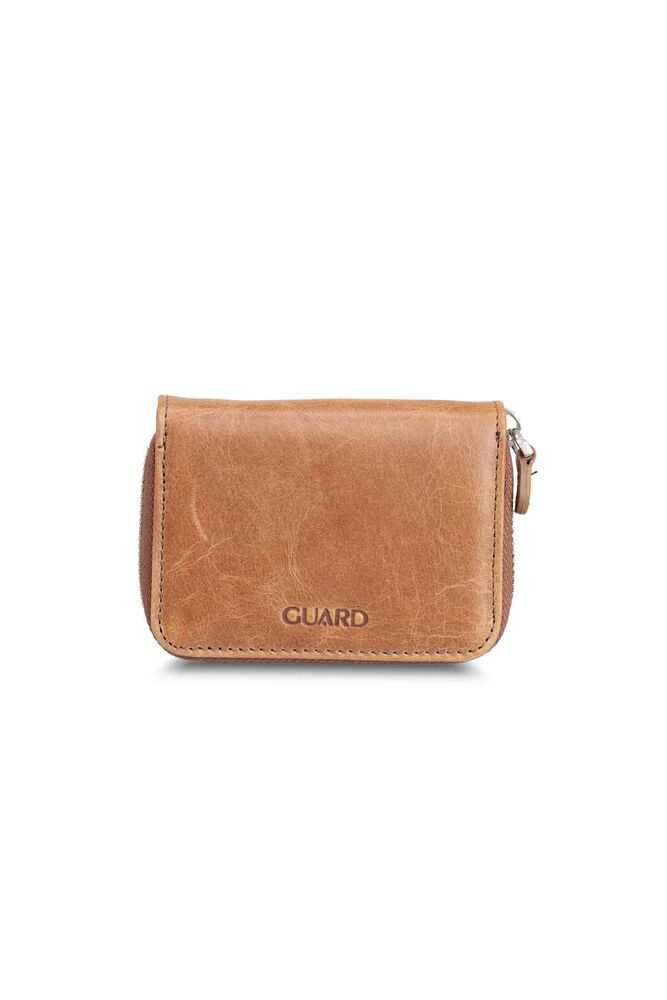 

Guard Antique Tan Mini Unisex Coin Wallet