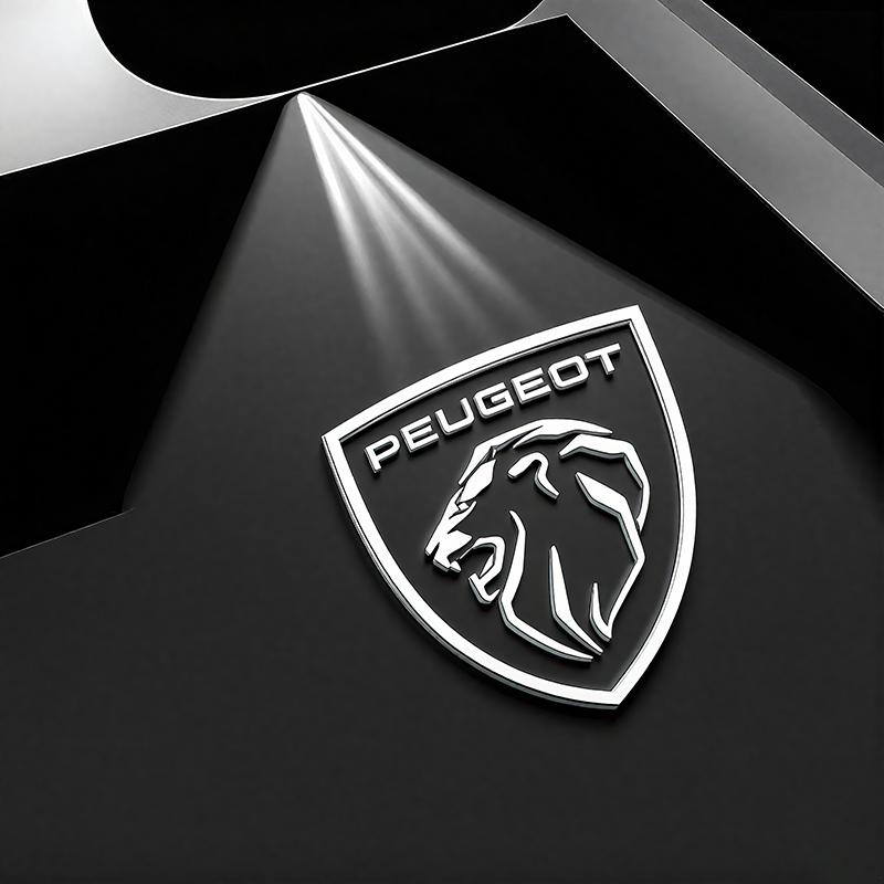 

2026 Hot Car Sticker LED Car Door Logo Welcome Light Laser Projector Lamp For Peugeot 408 4008 308 3008 Rifter 5008 508 2008 208