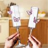 High Borosilicate Vertical Stripe Ins Wine Glass Wedding-Exclusive Favors Butterfly Stemmed Barware Wine Glasses