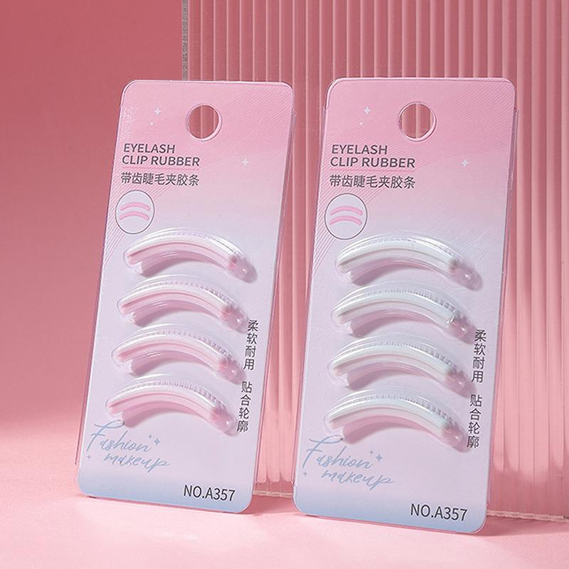 4 ks Dámské Módní Náhradní Gumičky do Kleštiček na Řasy Elastické Náhradní Podložky Gelové Klipy Nástroje na Make-up Očí