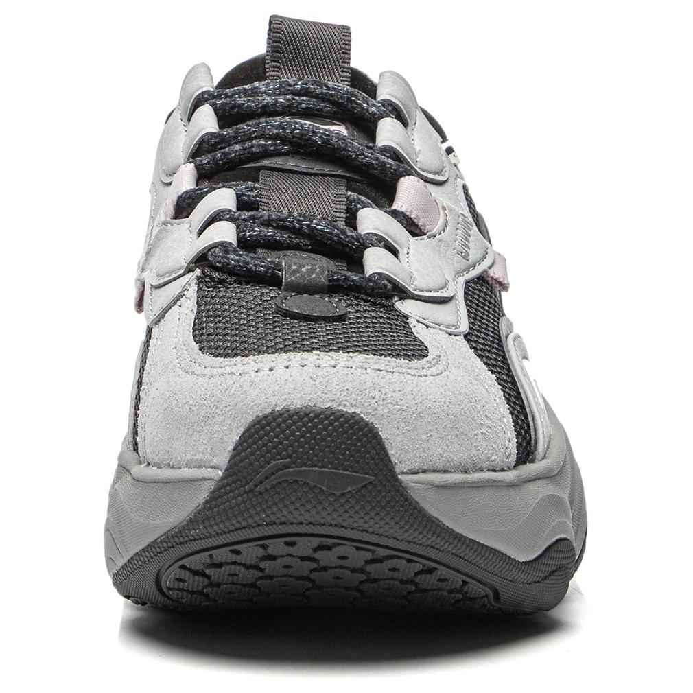 Li-Ning Comfortable Versatile Wear-Resistant Non-Slip Low-Top Casual Shoes Women Casual Shoes Gray Black AGCU300-2