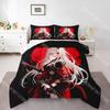 Fashion Japanese Anime Cartoon Bedding Set Single Twin Full Queen King Size Bed Set Kids Bedroom Duvetcover Sets Bed Sheet Set
