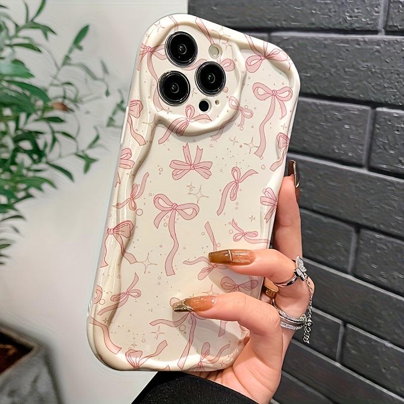 White Cream Wavyedge Phone Case For Samsung Galaxy S26 Ultra S25 S24 FE S22 S23 Ultra Plus A56 A55 A37 A36 A27 A26 A16 A06 Cover