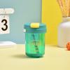 Cute Panda Portable Double Drink Cup with Straw - High Temperature Resistant 