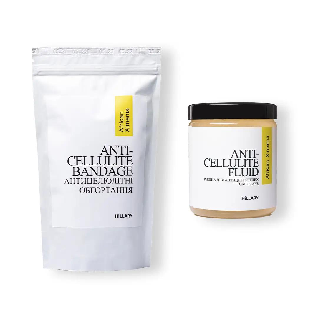 

Антицелюлітні обгортання + рідина з олією ксименії Anti-cellulite African Ximenia (6 процедур) Hillary