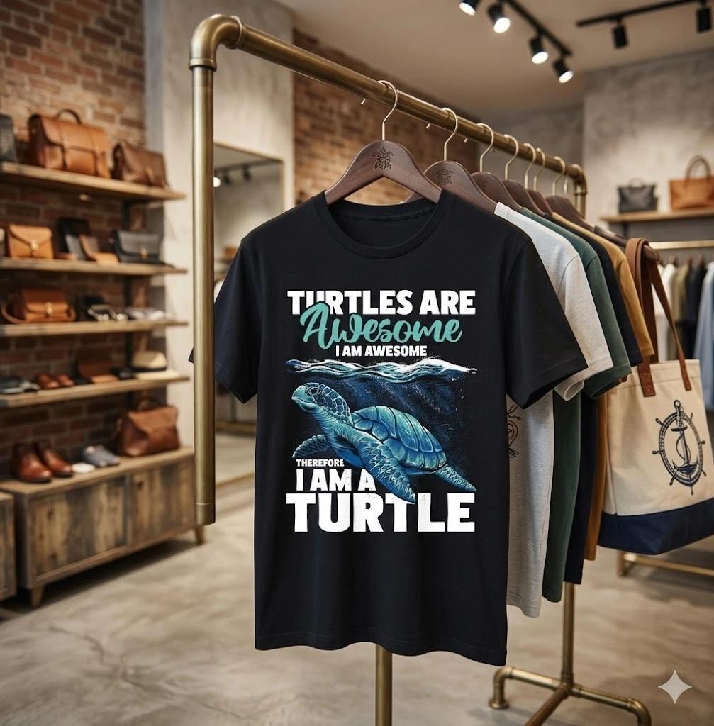Unisex Adult Funny Quote Turtles Are Awesome Fny Turtle Lover Quote... XL