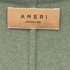 AMERI Green UNDRESSED FRILL COLLAR COAT coat S greenUsed