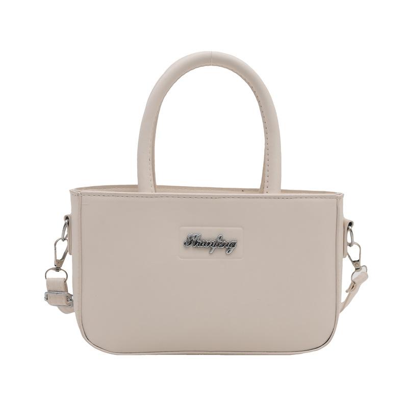 New Women's Bag Fashionable Korean Version Simple Solid Color Shoulder Bag Fashionable Casual Crossbody Bag Temperament