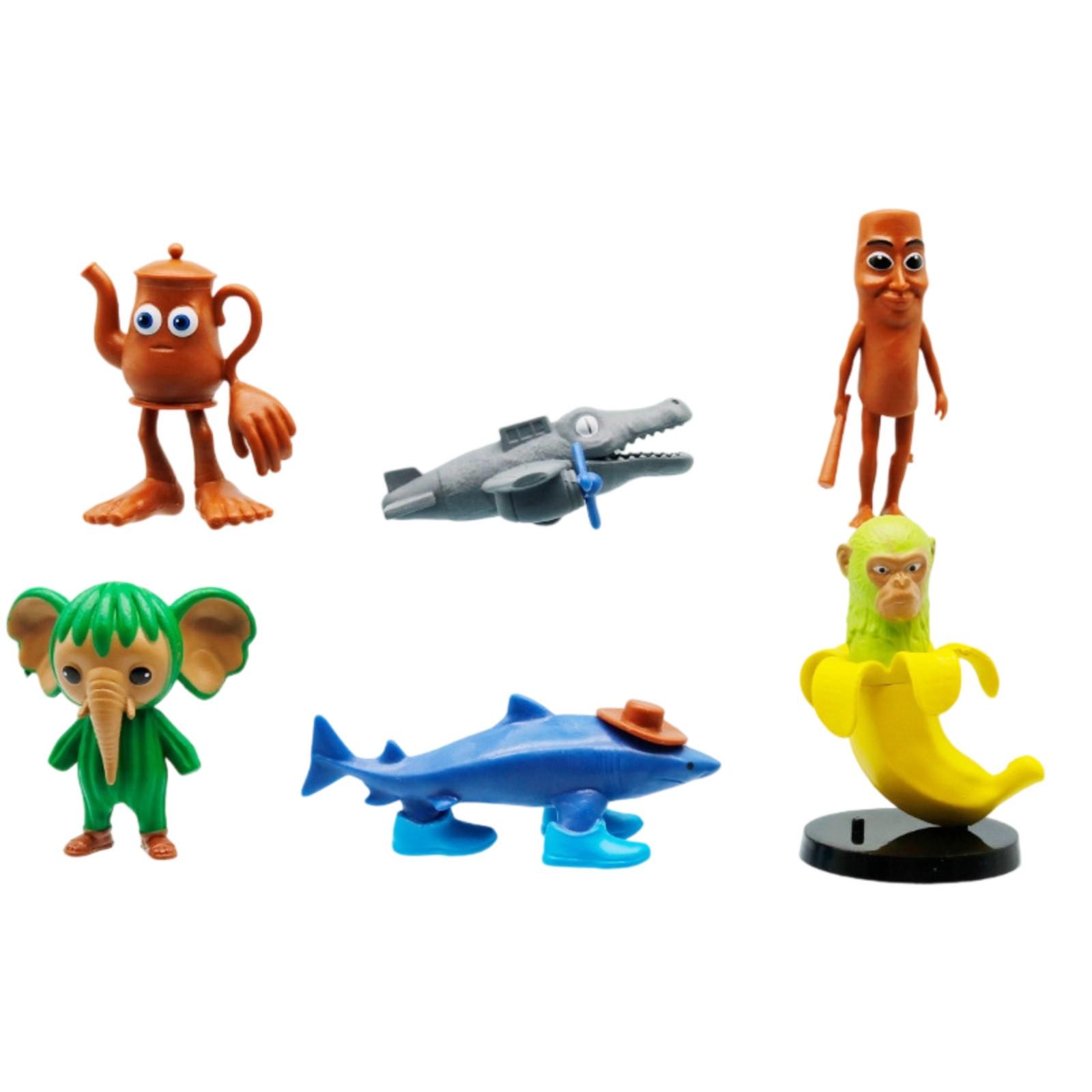 

6 шт. Маленький набор кукол, украшения, модель куклы, украшение из АБС-пластика, детская игрушка, подарок One Size