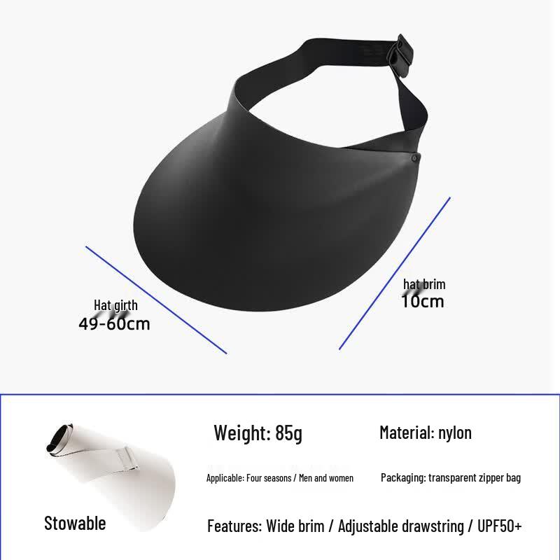 Seamless Sun Visor Hat