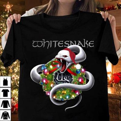 Collection Whitesnake Band Merry Christmas Cotton All Size S To 2XL T-shirt Unisex T-Shirt