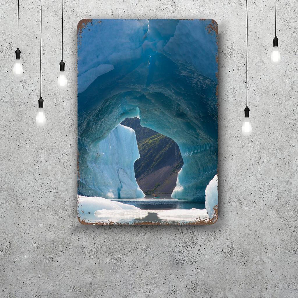 kenai fjords national park Decor Poster Vintage Tin Sign Metal Sign Decorative Plaque for Pub Bar Man Cave Club Wall Decoration