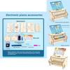 Hand Assembled Wooden Piano Music Box Model Children Puzzle Toy Set For Learning And Development