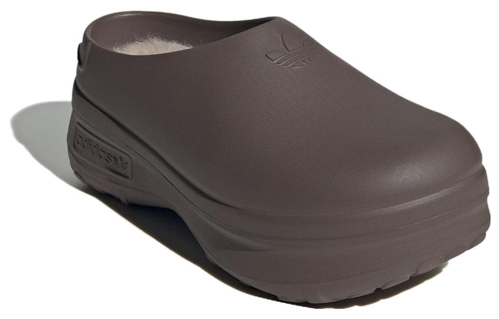 adidas originals Adilette Clog Plush Brown Women's IH3360