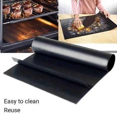 2Pcs Large Oven Liners for Electric Gas Ovens Non-Stick Reusable Fiberglass Oven Floor Protector Mat Heat Resistant Stovetop Baking Grill Mat