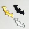 3d Metal Gold Chrome Black Bat Sticker Car Body Badge Fender Emblem Logo Decal Auto Car Stying Motorcycle Decoration Accessories