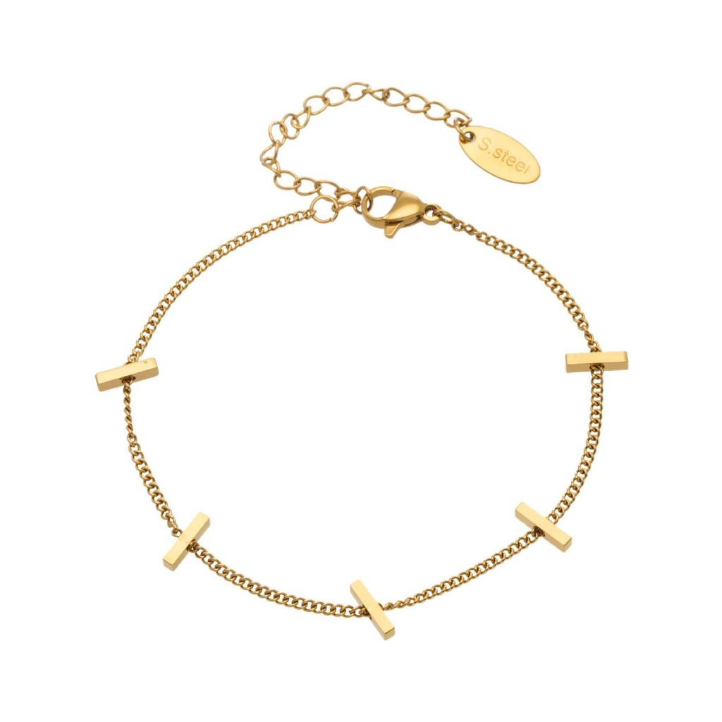 18k Gold Plated Twisted Wire Chain Bracelet - Elegant, Exquisite & Versatile Fashion Accessory