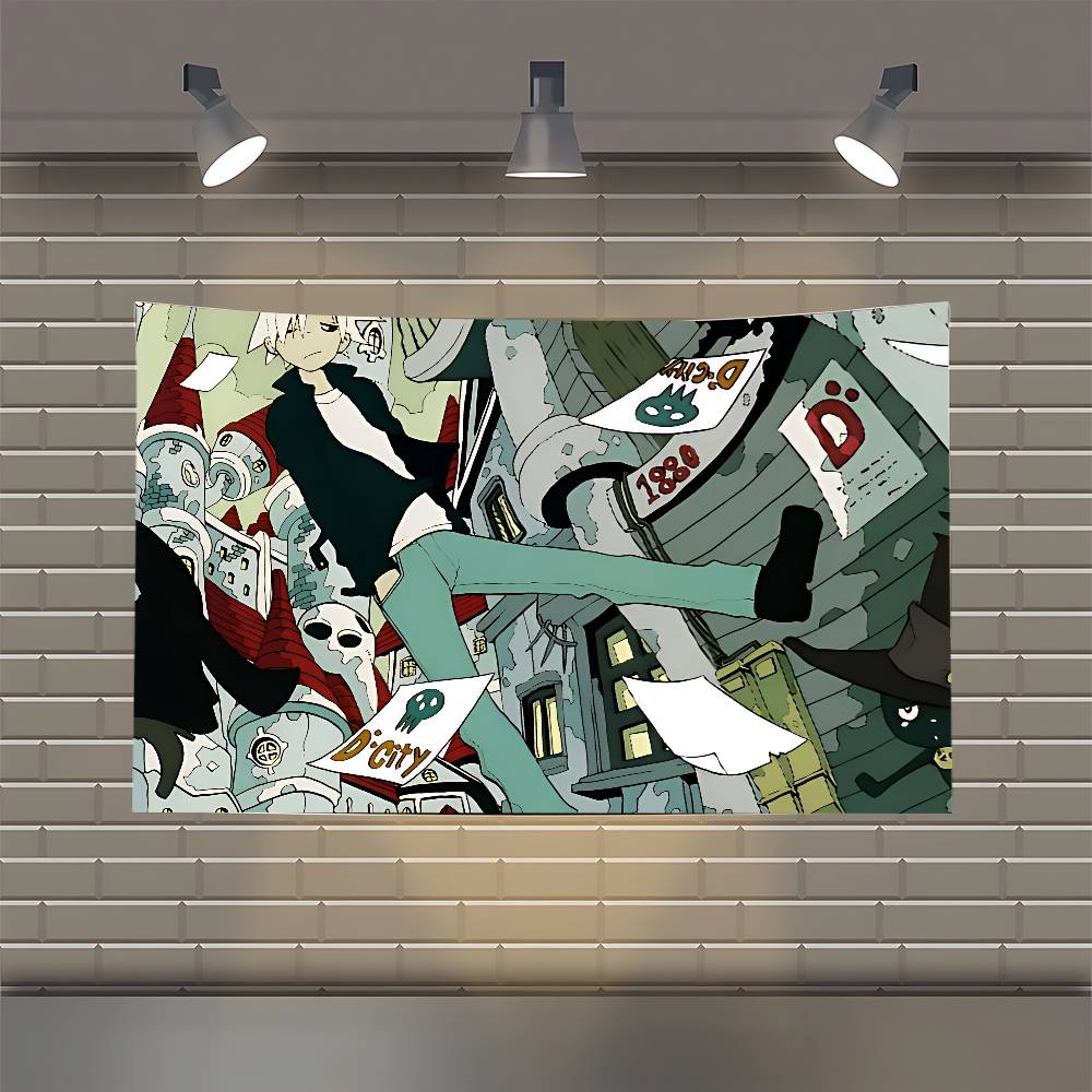 SSoulsEater Flag Flags Personalized Items Flags For Bedrooms Home Tapestry