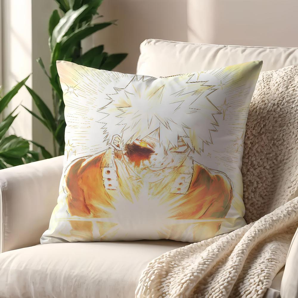 Katsuki Bakugo My Hero Kissenbezug Für Kissen Sofa Druck Dekoration Zimmer Haus Büro Café Auto Nordische Schlichtheit