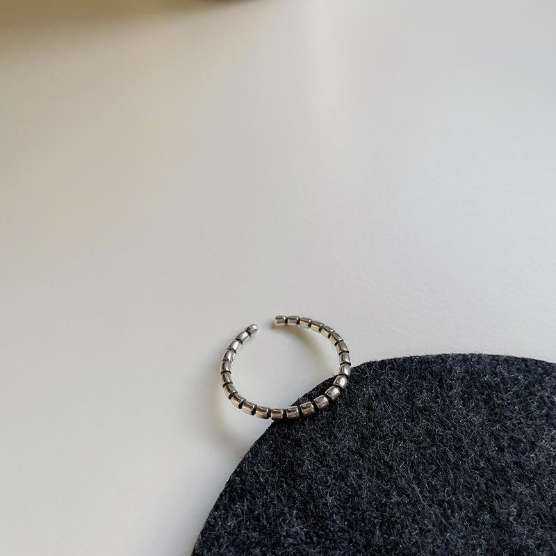 

Contemporary Korean 925 Sterling Silver Simple Irregular Ring For Women Perfect For Trendy Fashion Looks And Unique Accessories J1881