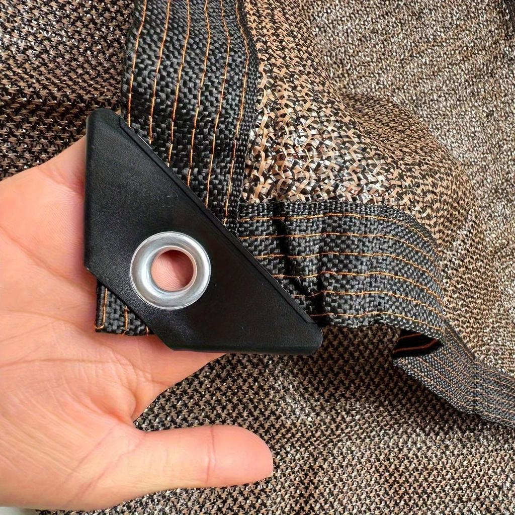 1 Stück Braunes Sonnenschutznetz, 90% UV-Block Polyestergewebe, 81-90% Schattierungsrate, Langlebiges Kunststoffmaterial, Ideal für Gartenterrassen, Gewächshäuser, Pavillons