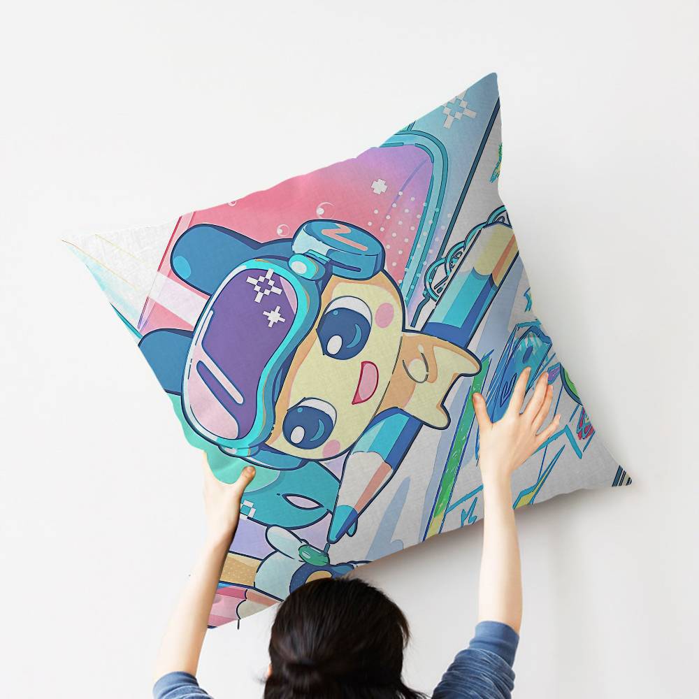 T-tamagotchi-M-ametchiS-kawaii Cushion Cover Polyester Sofa Cushions Decorative Throw Pillows Home Decoration Pillowcover