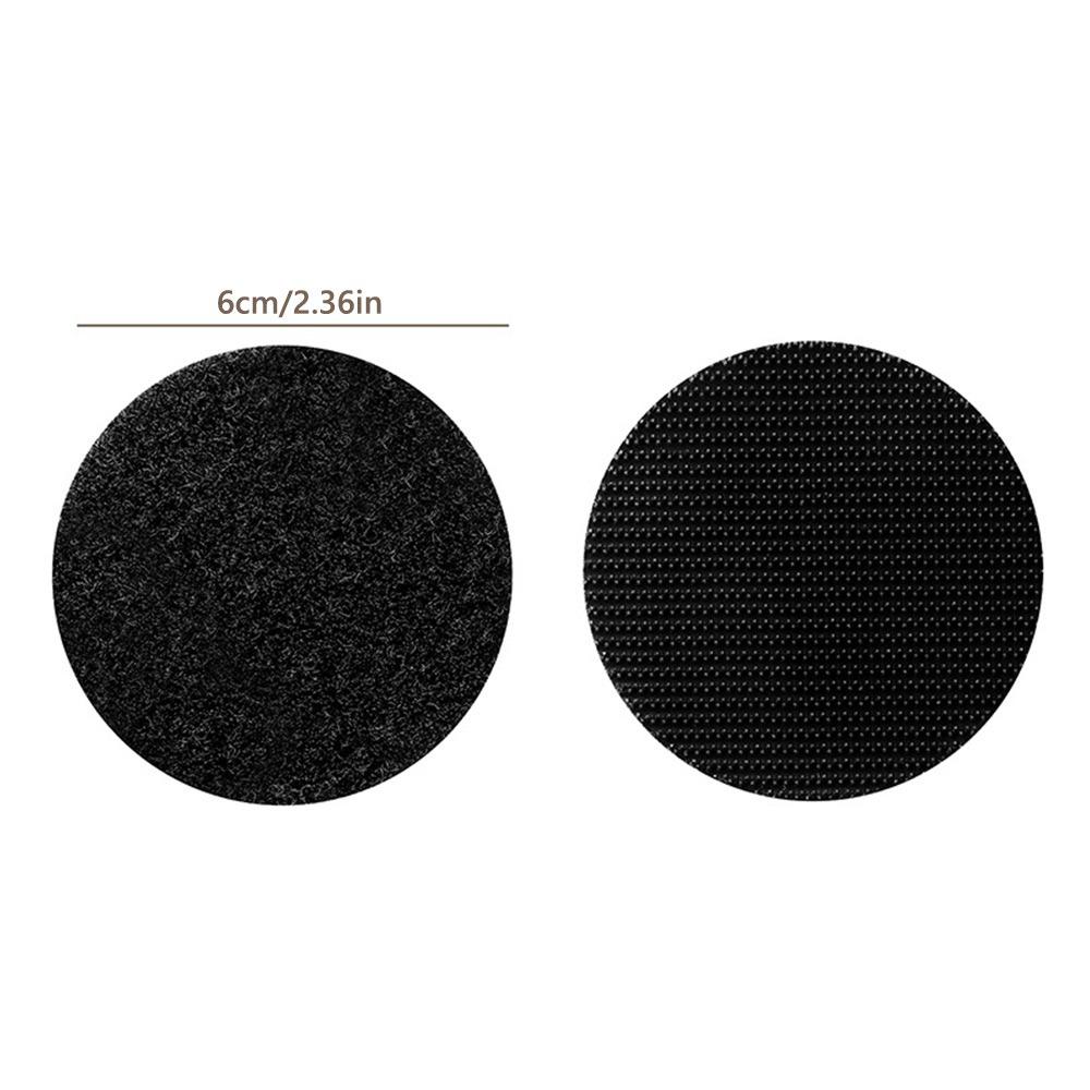 Double Sided Adhesive Hook and Loop Tape Square/Round Self-Adhesive Carpet Pad Sofa Mat