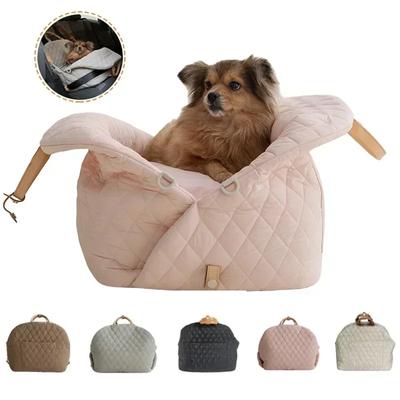 Puppy Go Out przenośna torebka torba dla psa na siedzenie samochodowe zewnętrzne łóżko podróżne i pas bezpieczeństwa zmywalne torby dla szczeniąt Chihuahua Yorkshir