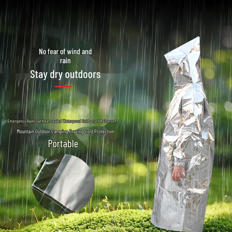 Outdoor Emergency Waterproof Thermal Blanket One Size