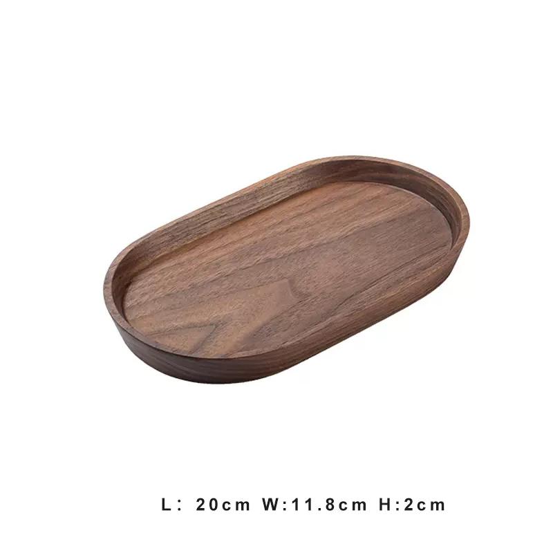 Wooden Serving Tray, Toilet Tank Perfume Cosmetics Tray for Bathroom, Countertop Tops Food Drink Sundries Tray Home Decor