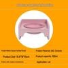Ceramic Cube Pet Bowl Stand: Leak-Proof Feeder for Cats and Dogs