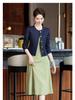 Women's 2025 Versatile Slim Fit Blazer & Skirt Set - Casual Solid Color Suit