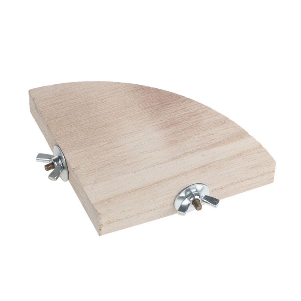 Hamster For Bird Cage Rat Pet Bird Parrot Wood Platform Perches Station Board Stand Rack Toy