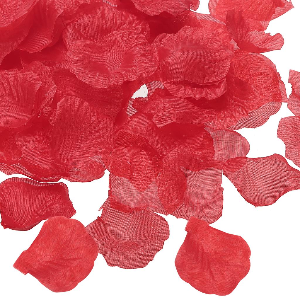 1000Pcs Artificial Rose Petals Fake Flowers Silk Petal Decoration Supplies for Romantic Night Wedding Party Event Decor