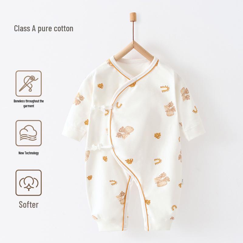 Baby-Body aus reiner Baumwolle - Mönch-Strampler für Neugeborene für alle Jahreszeiten (0-3 Monate)