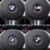 BBJX7 1Pcs 45mm 47mm Car Steering Wheel Decoration Badge Sticker Logo Accessories For BMW E46 E90 E60 F30 F10 E39 E36 E87 F20 E90 E70