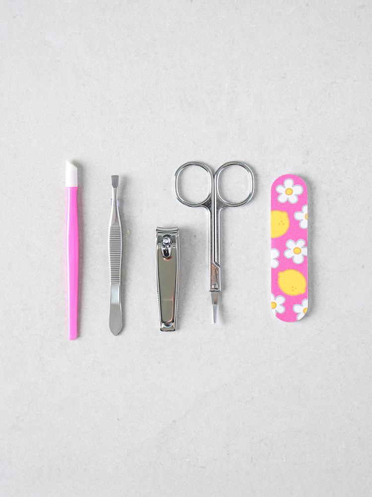 Handbag Portable 5-Piece Beauty Tool Set 1ea