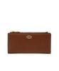 Athe Vanessabruno Brown Leather 2-Fold Long Wallet Aaho6F401W2