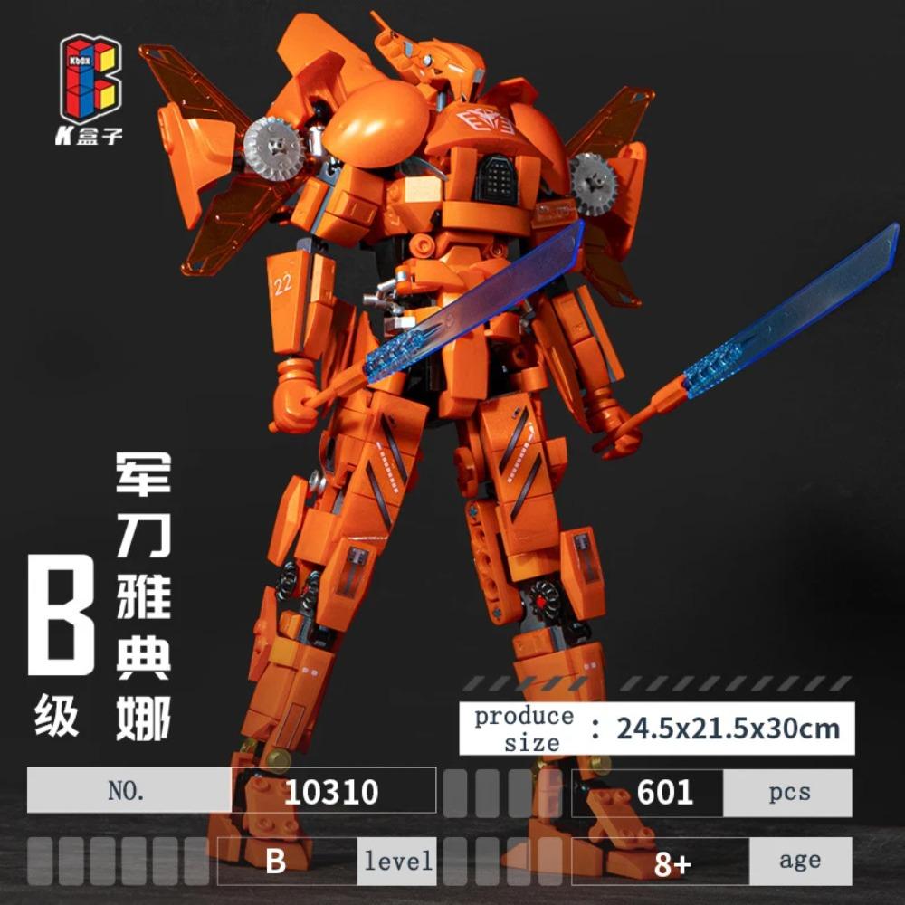 KBOX Hunter Roboter Bausteine Film Mecha Krieger Montagespielzeug ABS-Kunststoff Gipsy Danger Modell Sammlerstücke Kinderspielzeug