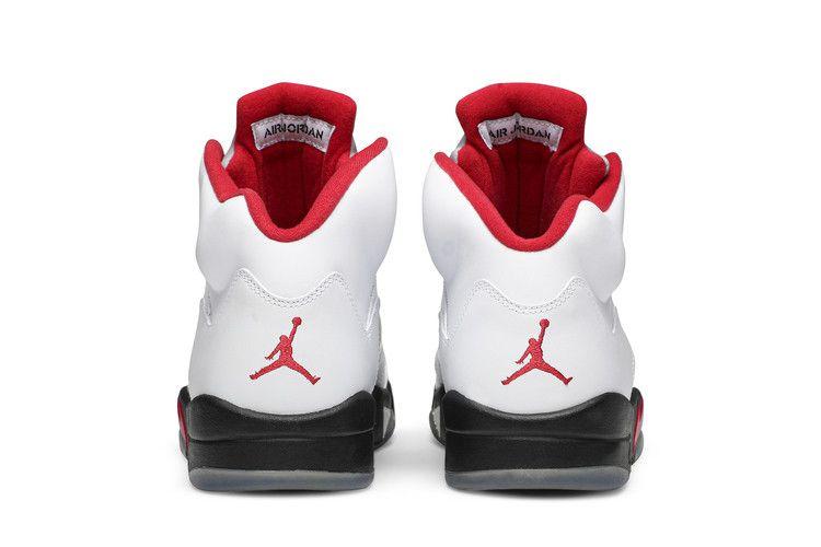 Men's Sneakers Air Jordan 5 Retro 'White Fire Red' 2013