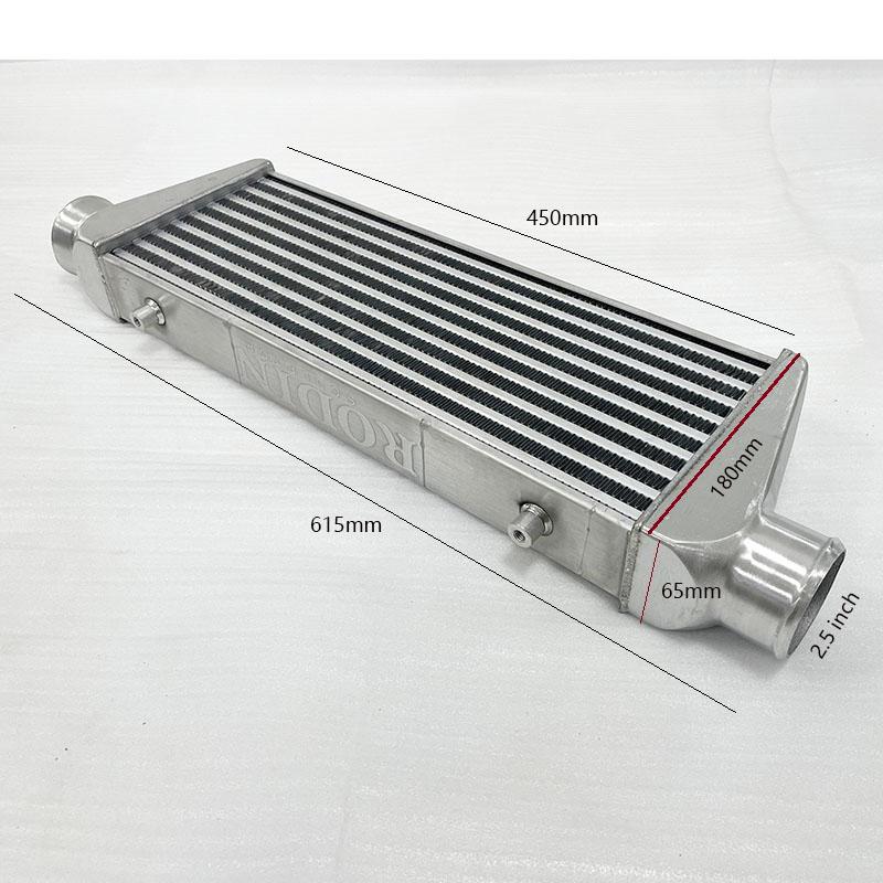 Front Mount intercooler Universal Turbo Intercooler 450x180x65 2.5" Intercooler Pipe Aluminium Pipe Tube Hose Kit