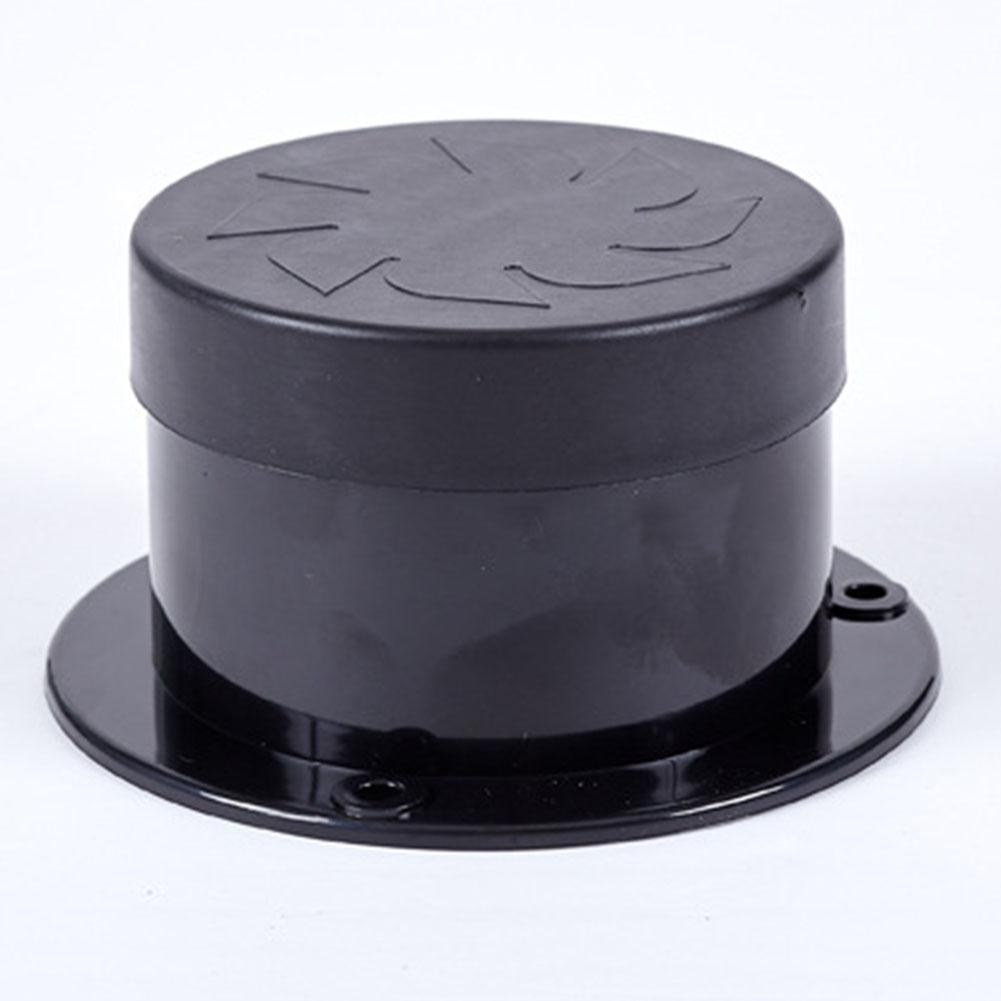 Round Shape Straight Pipe Wall-mounted 1PC 75mm ABS