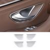 Fit For Mercedes-Benz GLC 2016- ABS Silver Interior Door Bowl Cover Trim 4X