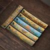 Ceramic Line Incense Burner Buddhism Zen Incense Stick Holder Chinese Enamel Colored Thread Incense Insert Aromatherapy Supplies