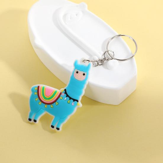 4/8 szt. Breloczek w kształcie alpaki Kreskówkowy brelok z uroczym lamasem Wypełniacze do torebek na przyjęcie Prezenty urodzinowe na Boże Narodzenie Breloczek do torebki Akcesoria do portmonetki